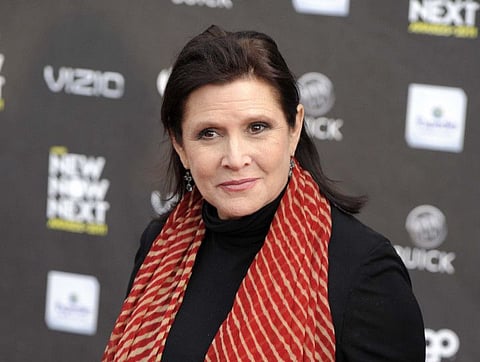 File photo of actress Carrie Fisher.