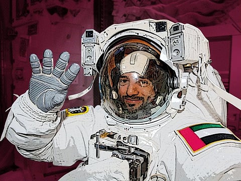 Sultan Al Neyadi in the International Space Station
