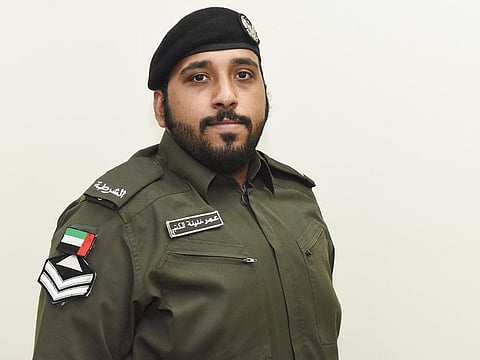 Sergeant Omar Khalifa Al Ketbi died while responding to a fire accident in the Al Awir area