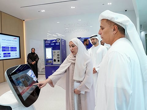 Mattar Al Tayer, Director General and Chairman of the Board of Executive Directors of RTA, at the Al Manara smart customer happiness centre.