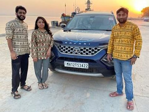 Jaykumar Anadkat, his wife Pooja Padiya-Anadkat, both from Gujarat, and their friend Sonesh Mehra from Rajasthan are the co-founders of the adventure club, ‘PlacesAroundPune’.