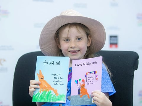 Bella-Jay Dark's visit to Sharjah marks the first time she's been outside the UK and on an airplane