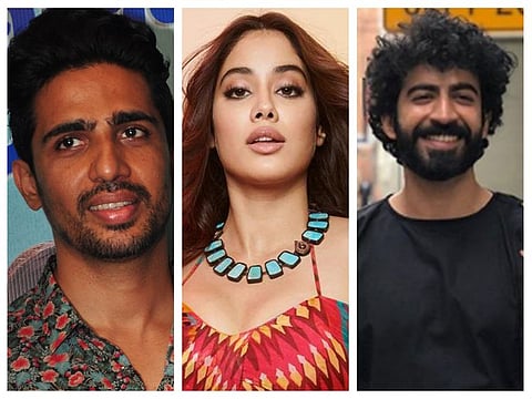 Gulshan Devaiah, Jahnvi Kapoor and Roshan Mathew.