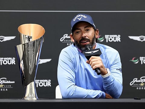 The 2023 Korea Championship winner Pablo Larrazabal