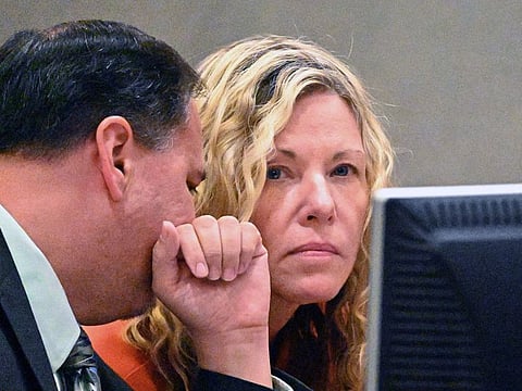 Lori Vallow Daybell, appears in court in Lihue, Hawaii, Wednesday, Feb. 26, 2020. The only surviving child of Vallow Daybell charged in the murders of her two youngest children and a romantic rival confronted his mother about his siblings' deaths in an emotional phone call played for jurors on Tuesday, April 18, 2023.