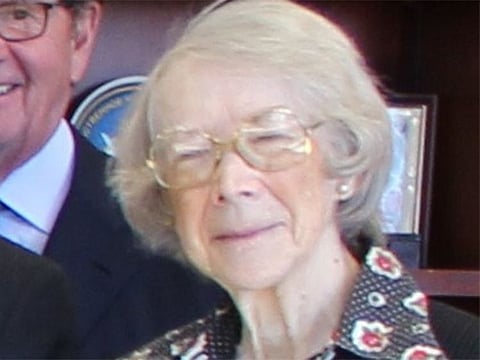 A file photo of Pauline Newman, from a 2013 event.