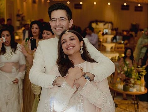Parineeti Chopra with Raghav Chadha