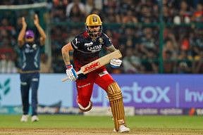 Royal Challengers Bangalore's Virat Kohli.
