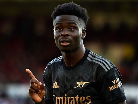 Arsenal's Bukayo Saka.