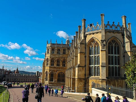 St George's Chapel, Windsor Castle. Prince Alemayehu was entombed in the catacombs of St George’s Chapel at Windsor Castle, the royal residence west of London.