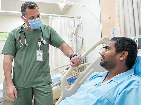 The patient was treated at Madinat Zayed Hospital, part of the Abu Dhabi Health Services Company (Seha) network in Al Dhafra region.