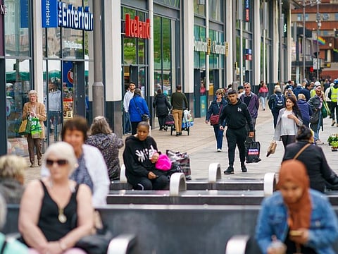 Despite the most recent fall, inflation continued to eat into the spending power of workers whose pay is rising by less.