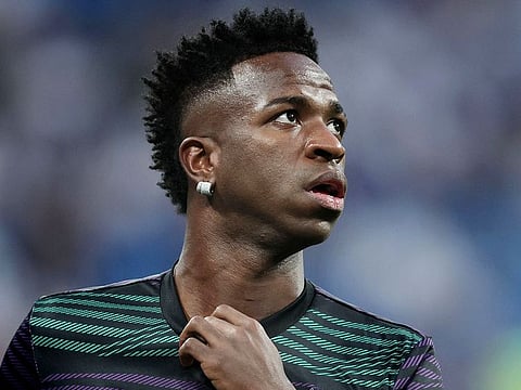 Real Madrid's Brazilian forward Vinicius Junior