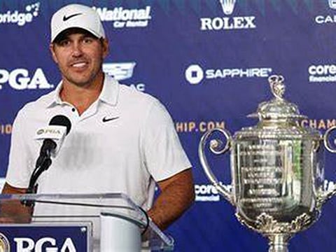 Brooks Koepka, winner four days ago of his fifth career Major in the 2023 PGA Championship and now 13th in the Official World Golf Ranking (OWGR).