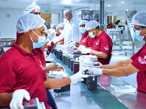 Shaikh Mohammed Saeed Group’s perfume manufacturing facility in the UAE