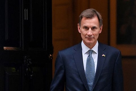 Britain's Chancellor of the Exchequer Jeremy Hunt
