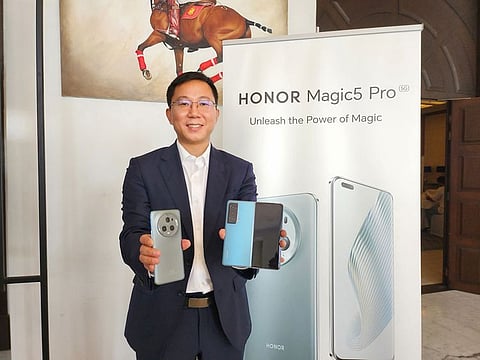House, HONOR GCC country manager, at the HONOR Magic series launch event in Dubai