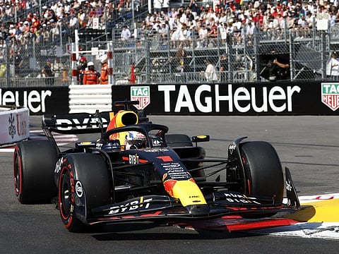 Red Bull's Max Verstappen during qualifying.