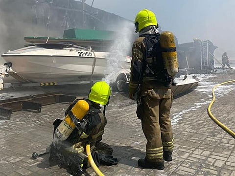 First responders from Etihad fire station reached the site within six minutes of being notified