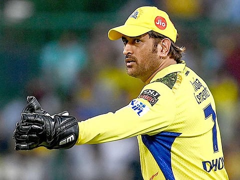 Chennai Super Kings' Mahendra Singh Dhoni