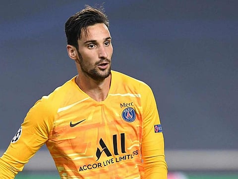 Paris St Germain goalkeeper Sergio Rico