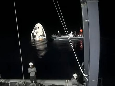 The ISS stay of Alqarni and Barnawi was also notable for overlapping with that of Sultan Alneyadi, an ISS Expedition-69 crew member from the UAE, marking the first time three astronauts from the Arab world were aboard the space station together.