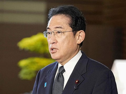 Kishida said he was proposing "policies to tackle the falling birthrate on an unprecedented scale".