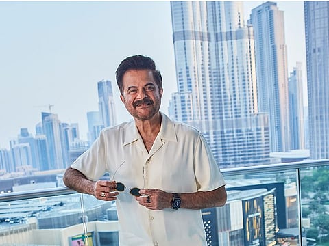 Indian actor Anil Kapoor in Dubai.