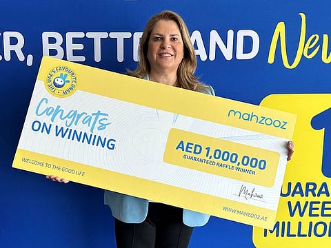 Mireille was encouraged by her brother to participate - and he was the one who broke the news to her that she had won