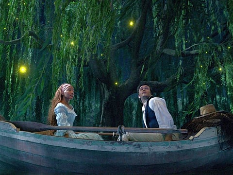 Halle Bailey as Ariel and Jonah Hauer-King as Prince Eric in 'The Little Mermaid'.