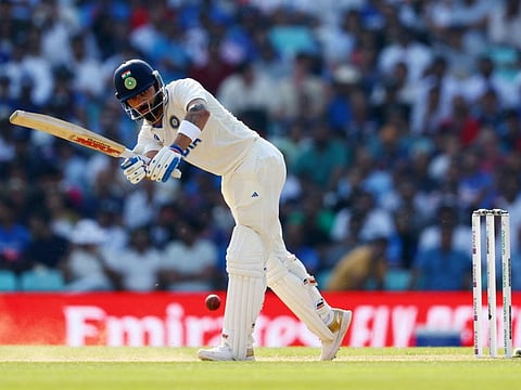 India's Virat Kohli in action against Australia in the ICC World Test Championship Final at The Oval, London, on Saturday.