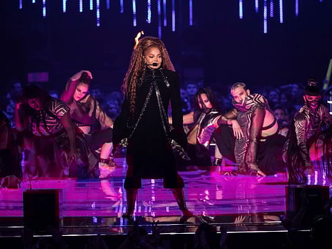 Singer Janet Jackson at the European MTV Awards in Bilbao, Spain.