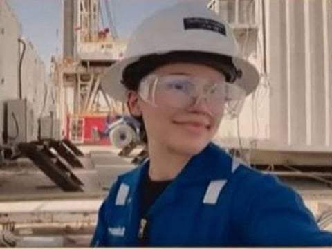 “The oil and gas field is difficult. Thank God, my dream has come true,” Raghad Al Dosari said.