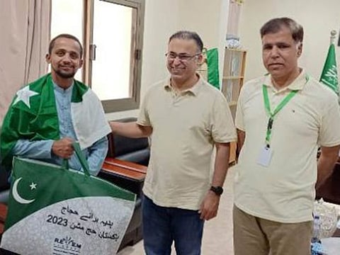 Director General Hajj, appreciating Usman’s remarkable journey, presented him with gifts as a token of recognition and encouragement.