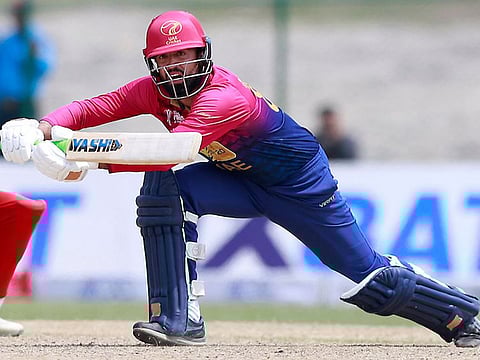 Veteran all-rounder Rohan Mustafa led UAE's chase against Nepal in the warm-up game.