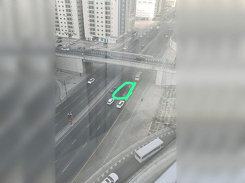 Where the man's body was found by police on Wednesday.