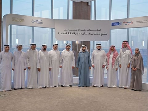 His Highness Sheikh Mohammed bin Rashid Al Maktoum, Vice President and Prime Minister of the UAE and Ruler of Dubai inaugurated the fifth phase of Mohammed bin Rashid Al Maktoum Solar Park in Dubai.