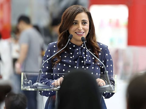 Bodour Al Qasimi, CEO of Kalimat Group, at Seoul International Book Fair