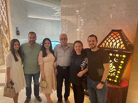 Amani Zaher and her family