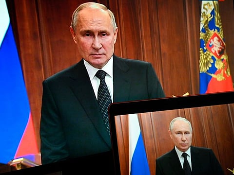Russian President Vladimir Putin addresses the nation after Yevgeny Prigozhin called for armed rebellion and reached the southern city of Rostov-on-Don with his troops.