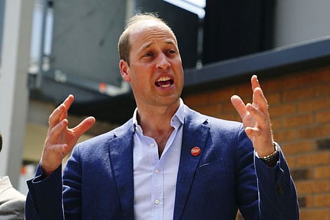 Britain's Prince William attends the opening of Centrepoint's Reuben House in London, June 13, 2023, a new development which forms a key part of the organisation's Independent Living Programme to combat youth homelessness in south London.