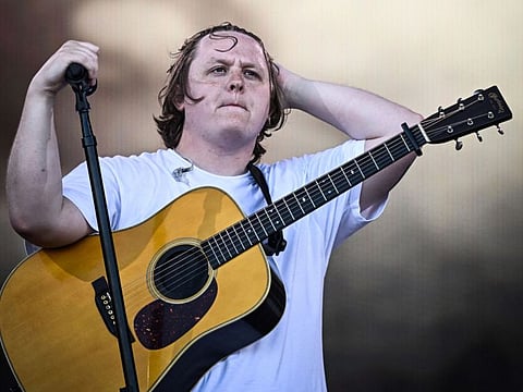 Scottish singer Lewis Capaldi.