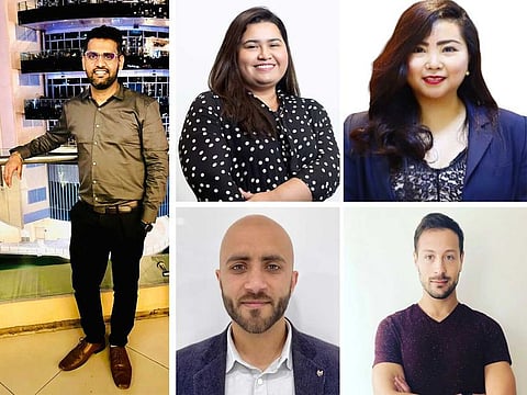 UAE residents share their Eid Al Adha holiday plans (clockwise from left): Pratik Pete, Hannah Zarah Bhatti, Angelica Herradura, Andrea Gionvanninni and Ejaz Ahmed.