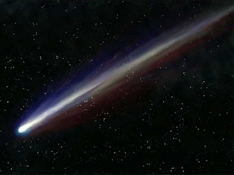 The 2002 AJ129 asteroid. It flew past Earth on February 4, 2018 at speeds of 67,000mph (107,826kmh)