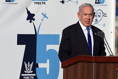 Speaking at the Hatzerim Airbase in southern Israel on Thursday, Netanyahu said Israel was “working without respite” to thwart attempts by Iran and its proxies to attack Israel, including “in neighbouring countries that are not in conflict with us”.