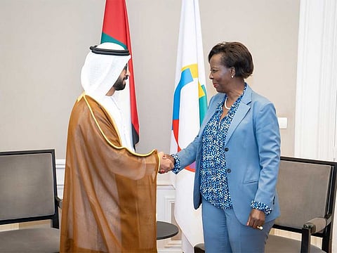 Dr. Salem Suhail Al Neyadi presented his credentials to Louise Mushikiwabo, Secretary-General of Organisation internationale de la Francophonie (OIF).