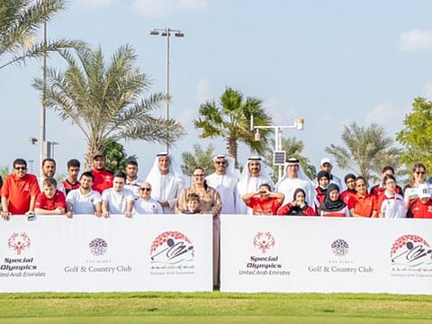 Members of the EGF UAE Golf Team
