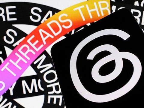 Meta's Threads app logo is seen in this illustration.