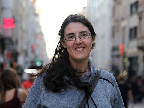 This picture provided late on July 5, 2023 by Syrian citizen journalist Ahmad Mohamad who took the photo in Istanbul on May 26, 2017, shows Israeli-Russian academic Elizabeth Tsurkov who had been missing in Iraq for months.