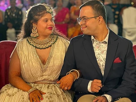 Dubai-based Vignesh Krishnaswamy, 28, tied the knot with Ananya Sawant, 21, in India last week.